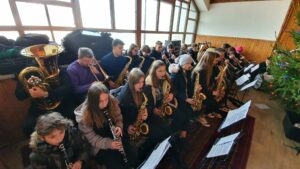 16-go stycznia nasza Orkiestra Dęta kolędowała w kościele pw. Chrystusa Króla w Złojcu 🎷🎄🎺🎄