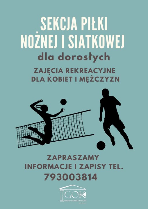 Zapraszamy na zajęcia rekreacyjne⚽️🏐